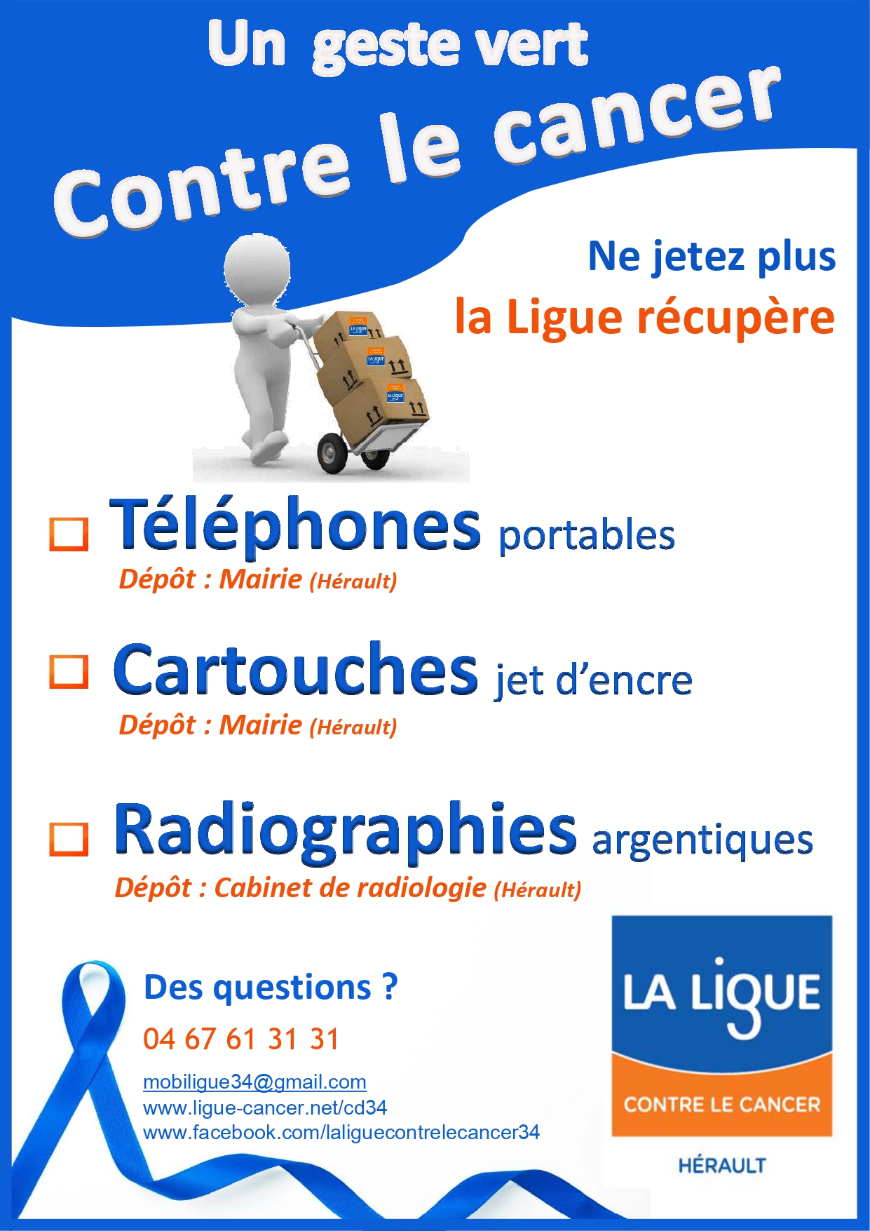 1 Affiche Lieux de dépôt