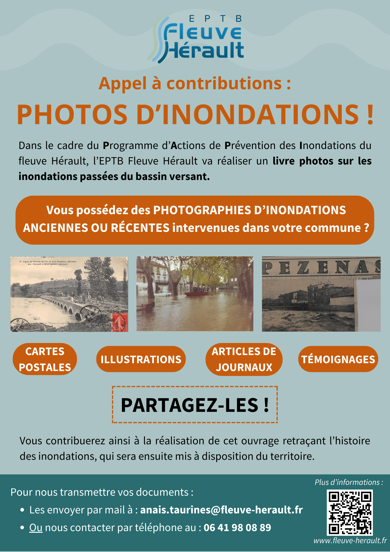 Affiche inondations grand public