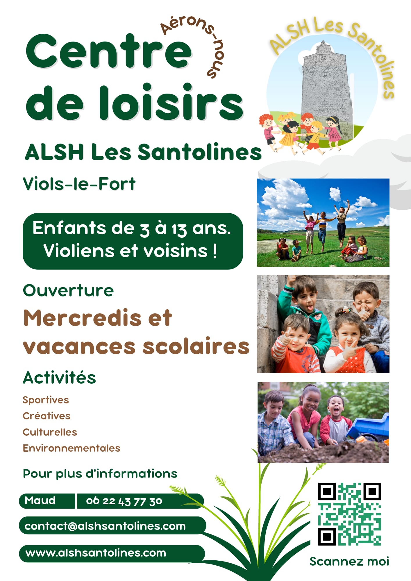 centre loisirs viols le fort santolines