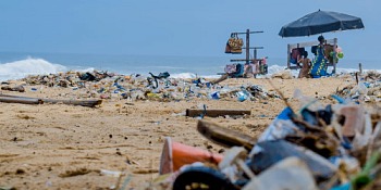 Plage souillée